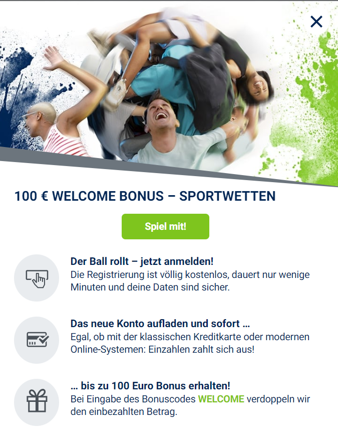 Bet at Home Willkommensbonus