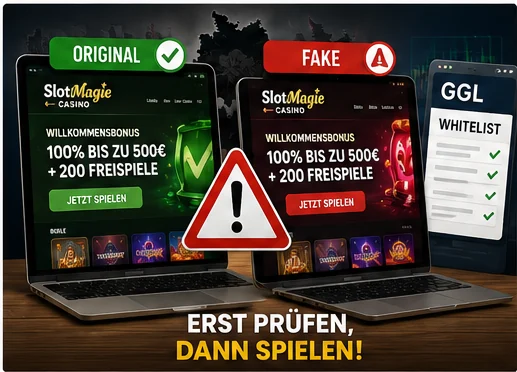 Fake Casinos erkennen und legale Online Casinos in Deutschland überprüfen