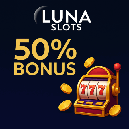 Täglicher 50% Reload Bonus bei LunaSlots