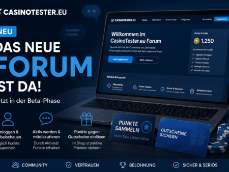 Das neue CasinoTester.eu Forum startet in die Beta-Phase