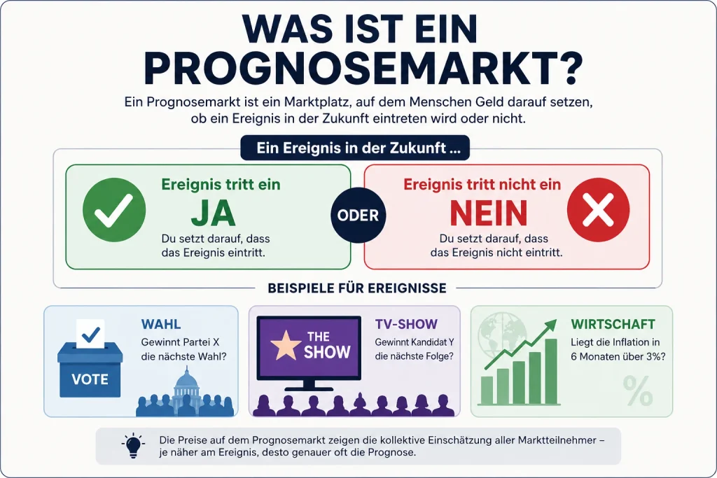 Funktionsweise eines Prognosemarktes einfach erklärt