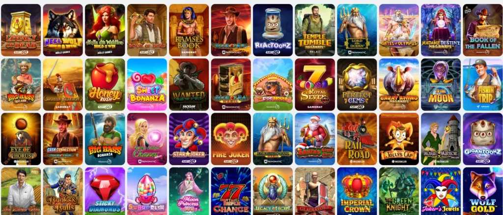Spielauswahl bei Casumo